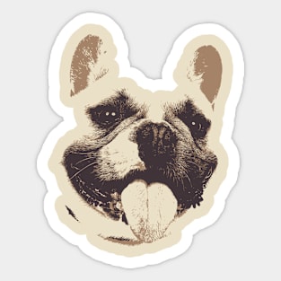 The Pug Face Sticker